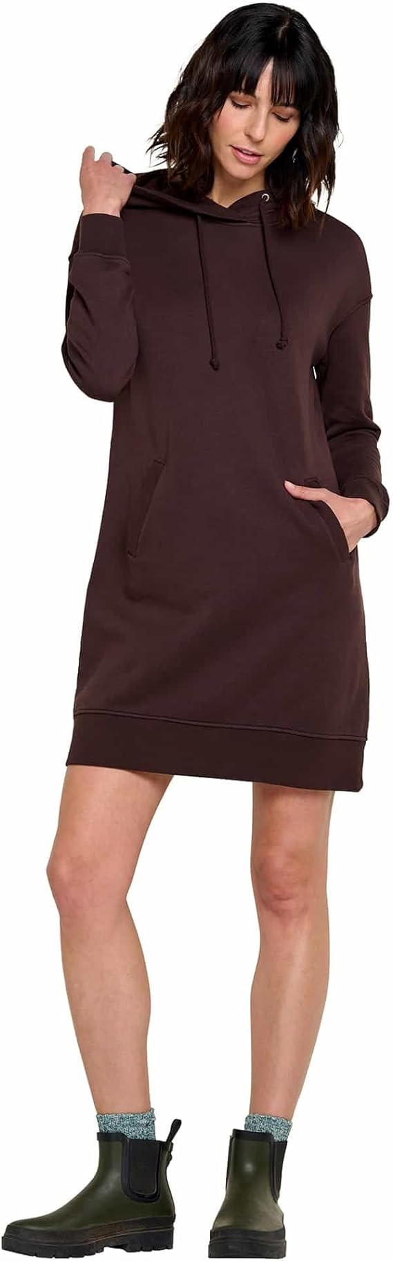 Toad&Co Organic Cotton and Hemp Daybreaker Hooded Dress
